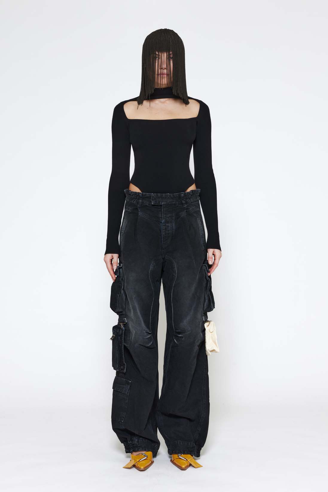 Pump - Denim trousers with pockets
