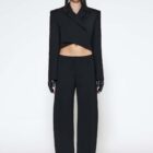 Prato - Trousers with fringed belt at the top