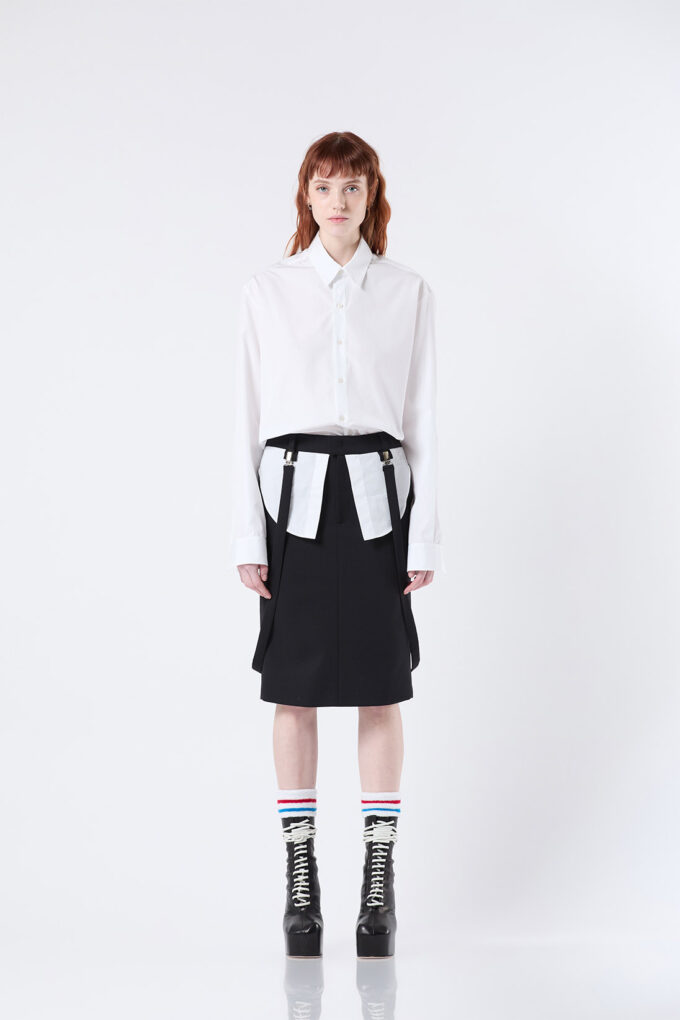 Giu - Formal skirt with braces