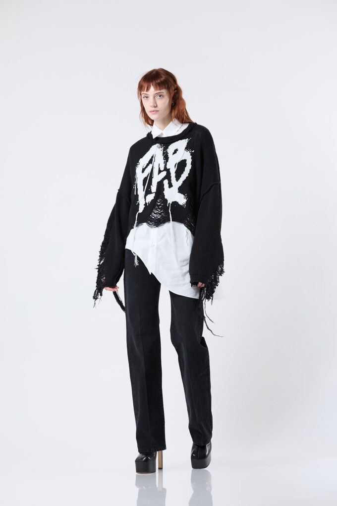 Krafen - Knit crop sweater