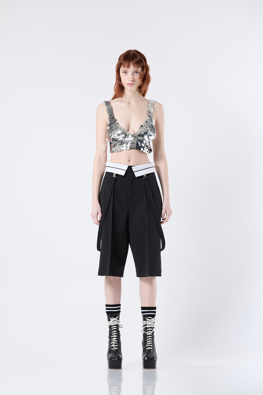 Pod - Short trouser with braces