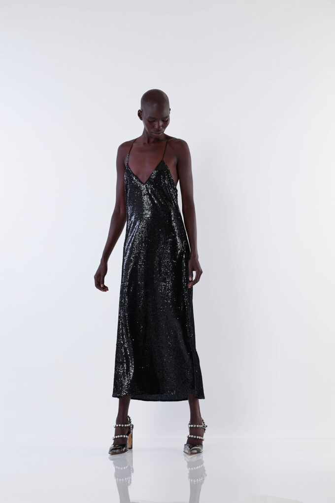 パーティードレス SSHEENA 23FWKLOE FF23001 BLACK Dresses Fernanda Gown – Dress the Population