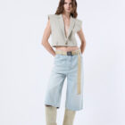 Bib - Sleeveless blazer