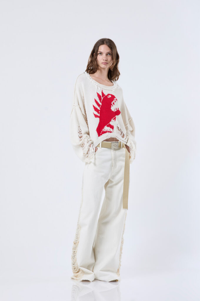 Krafen - Knit crop sweater