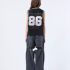 Triceratop - basketball tank top