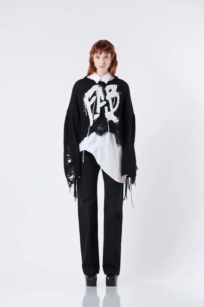 Krafen - Knit crop sweater