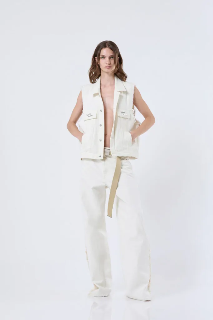 Jilet — denim jilet