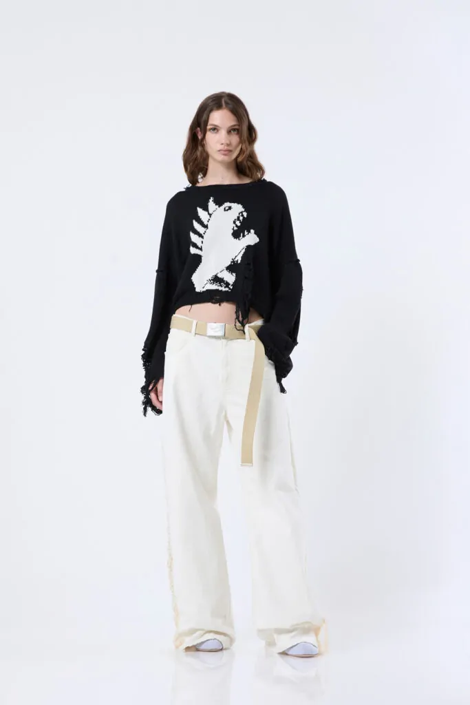 Krafen — Knit crop sweater