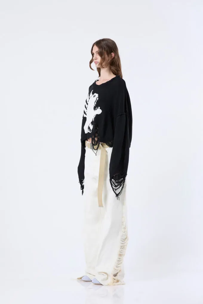 Krafen - Knit crop sweater