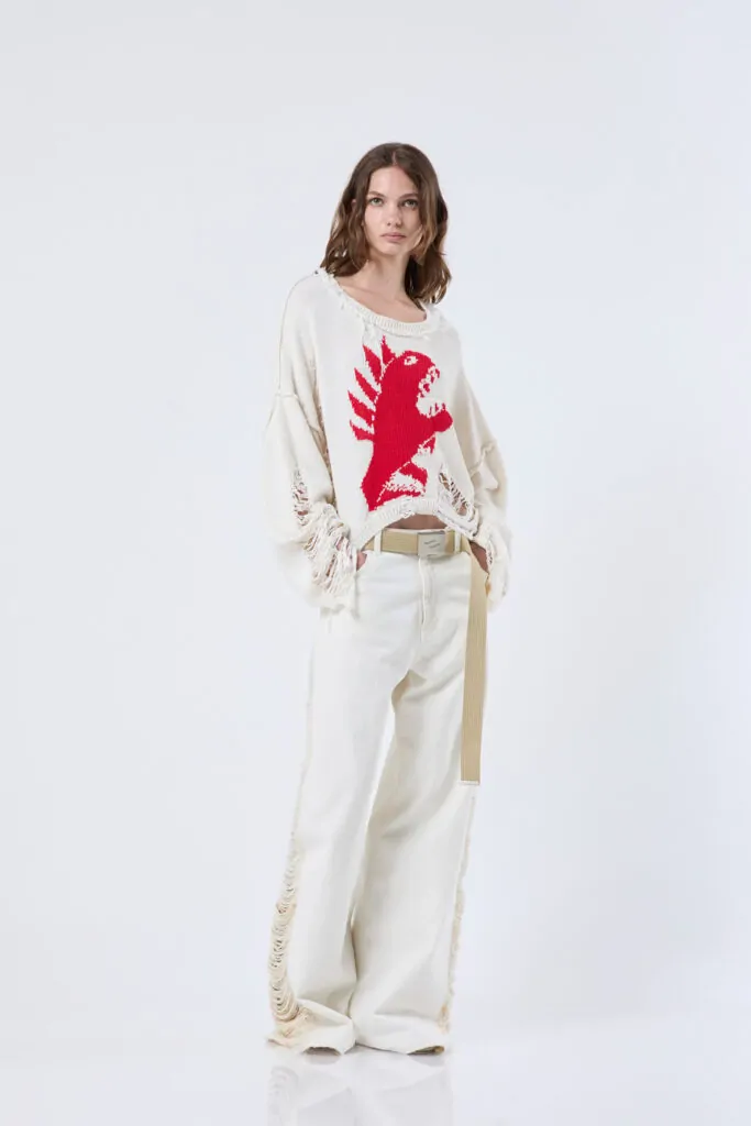 Krafen — Knit crop sweater