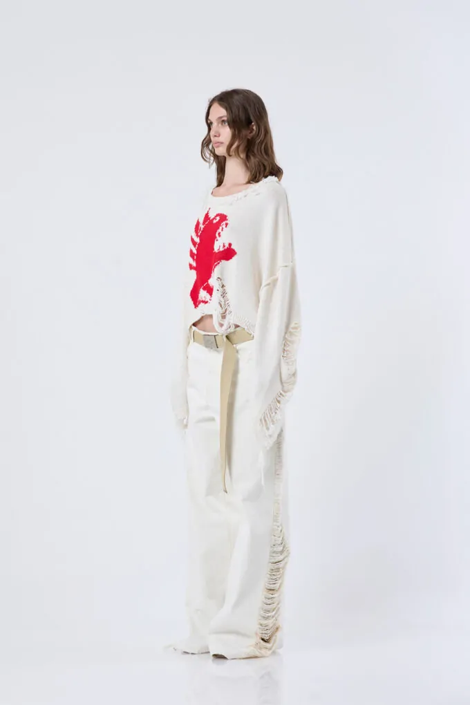 Krafen - Knit crop sweater